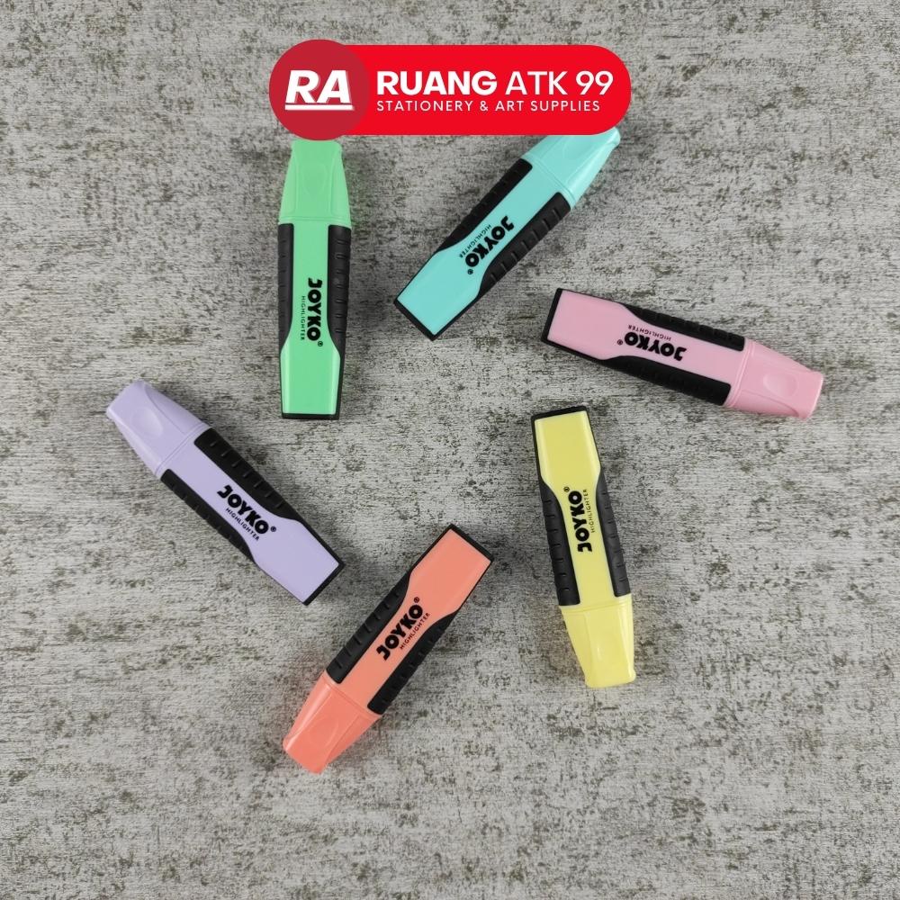 

Joyko Highlighter Pastel Color Penanda Berwarna Set
