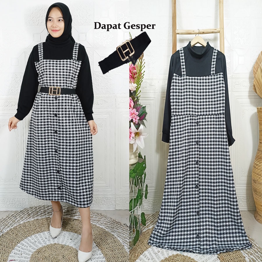 RALLINE DRESS KOTAK OVERALL STYLE FREE GESPER CARLINA