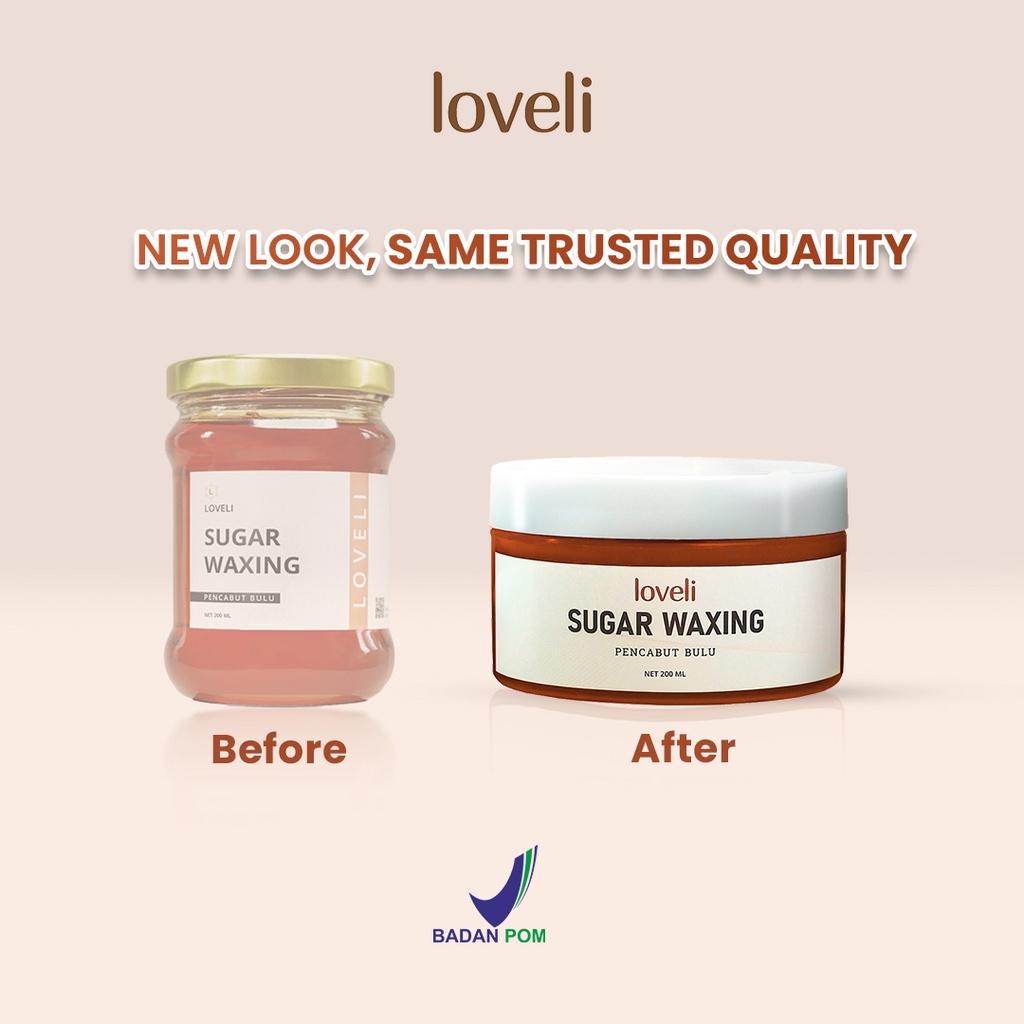 Sugar Waxing Loveli Penghilang Bulu Badan, Ketiak, Kaki, Tangan Aman dan BPOM