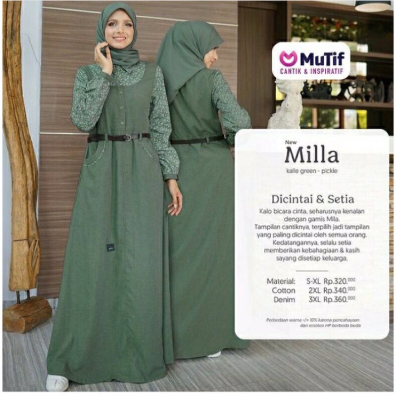 MUTIF NEW MILLA KALLE GREEN