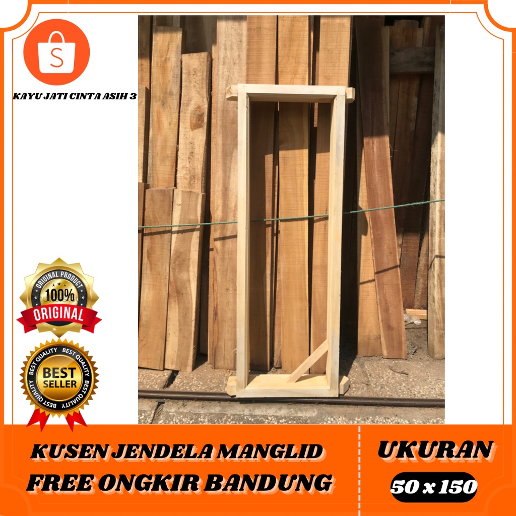 KUSEN JENDELA 1 KAYU MANGLID