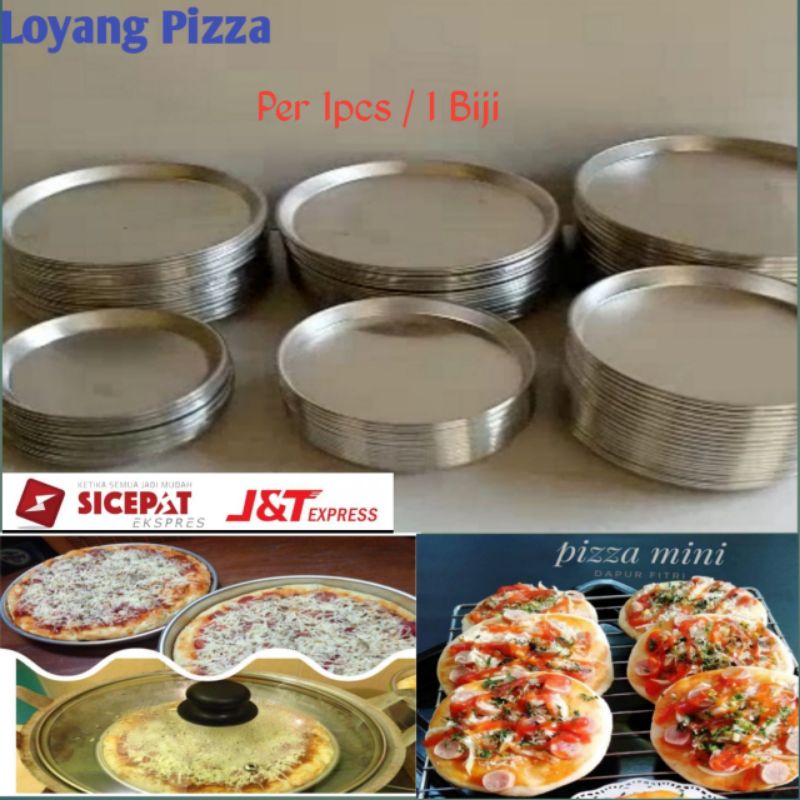 Cetakan Pizza 8cm s/d 26cm / cetakan kue / loyang pizza / loyang