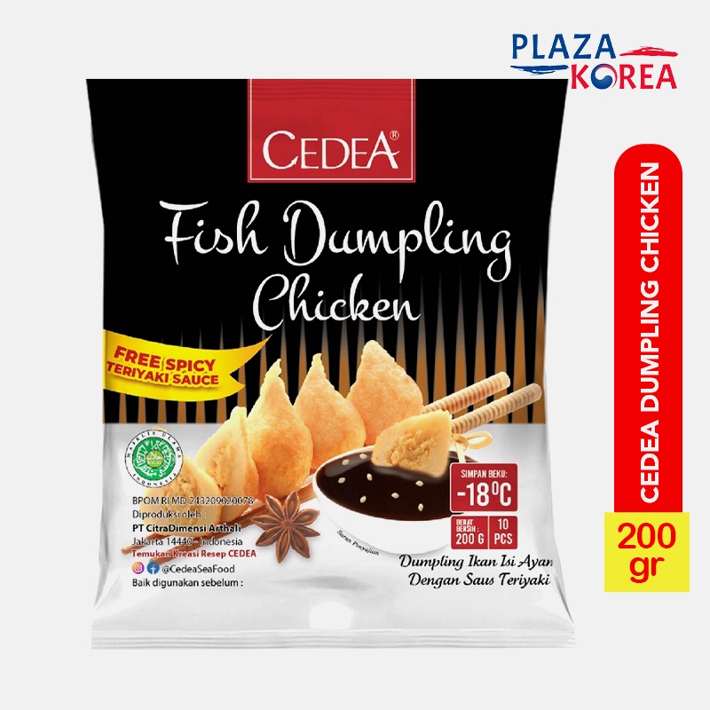 

CEDEA FISH DUMPLING CHICKEN 200 GR - IKAN OLAHAN FROZEN FOOD LEZAT