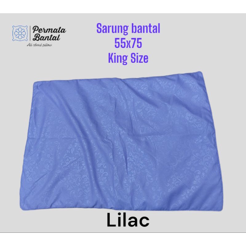 Sarung bantal emboss ukuran 55x75 King Size