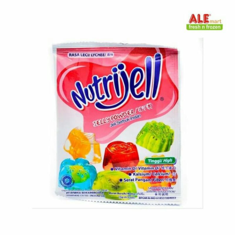 

Nutrijell powder leci 10gr, nutrijell powder lychee