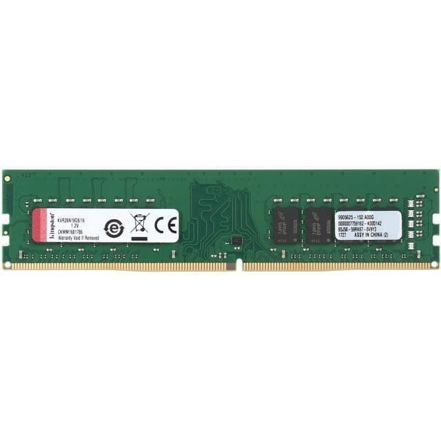 Kingston KVR DDR4 2666 Mhz (PC 21000) 16GB - KVR26N19D8/16 / RAM 16GB