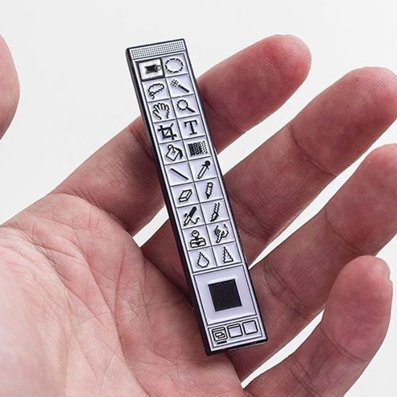 Bros Pin Enamel Desain Grafis Gaya Retro Untuk Hadiah Teman