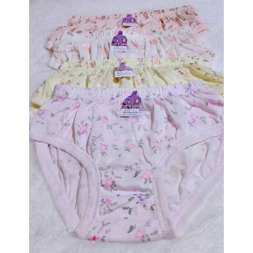 TERMURAH&amp;TERLARIS..6 PCS CELANA DALAM WANITA TENGLING JUMBO MOTIF KEMBANG CELANA DALAM UKURAN JUMBO