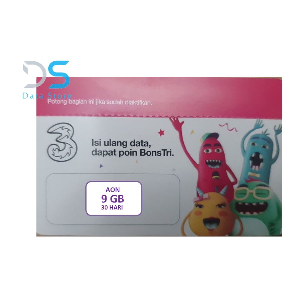 Voucher Three Aon 9 GB