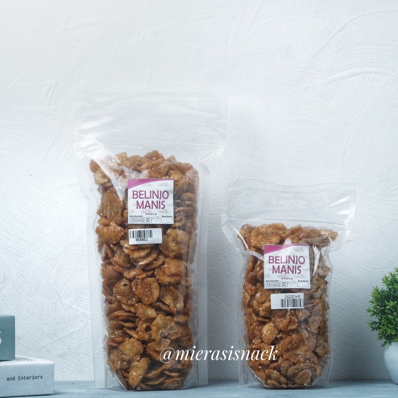 

snack kiloan emping melinjo belinjo pedas manis 500gram | jajanan jadul | makanan ringan murah