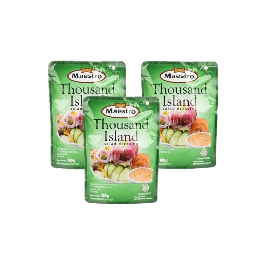 

Maestro Thousand Island Salad Dressing 3 x 180 gr