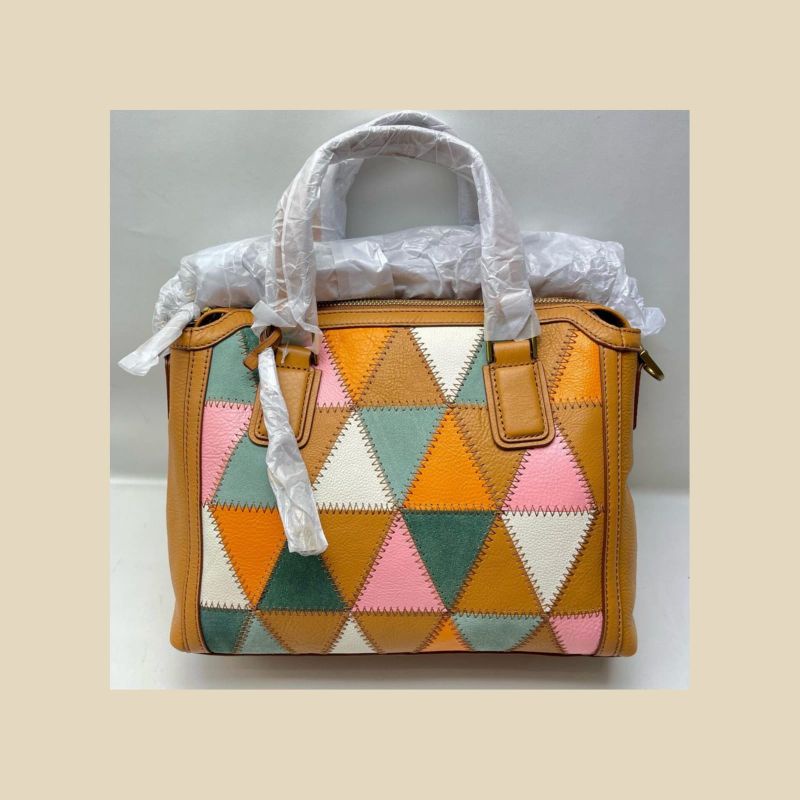 Tas Wanita FossilOriginal Jacqueline Satchel Light Patchwork