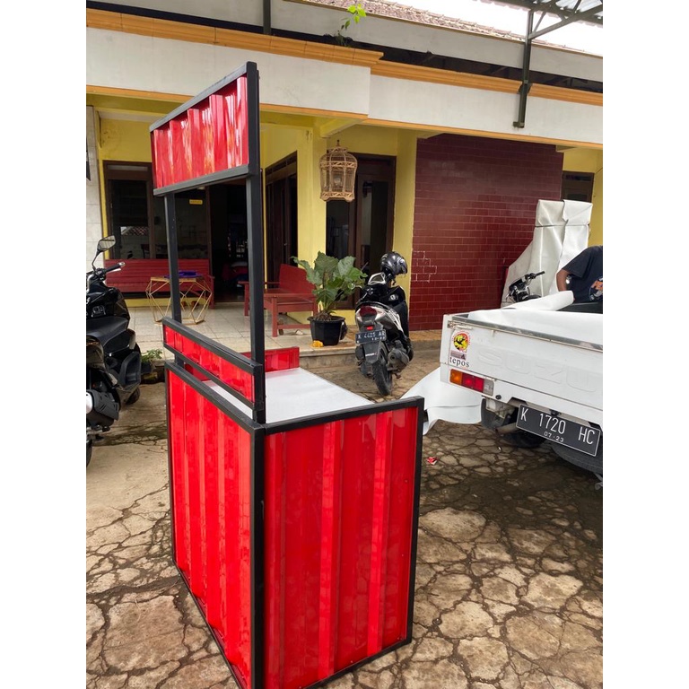 Booth Lipat Murah / Gerobak Lipat TERMURAH PROMO 90x60x180 / Booth Container TERMURAH