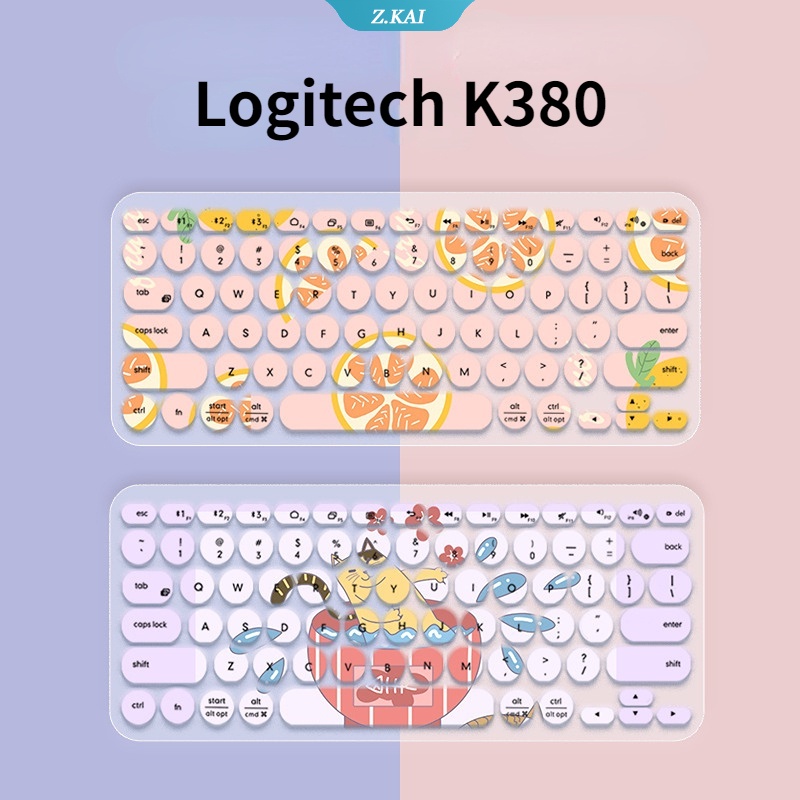 Stiker Pelindung keyboard Logitech K380 Bahan Silikon Tahan Air Dan Debu