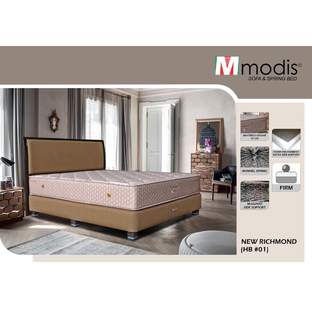 MODIS Springbed NEW RICHMOND  Bergaransi 15 thn - Berlaku COD - Medan