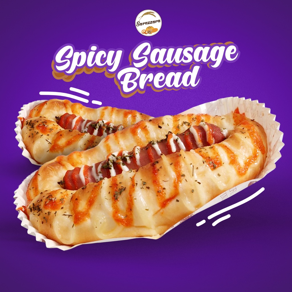 

Sarazzara Roti Sosis Jepang Lembut Empuk Pedas Manis Gurih Japanese Spicy Sausage Bread