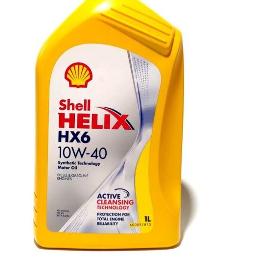 Oli Shell Helix HX6 Bensin Diesel 1 Liter HX 6 Mobil