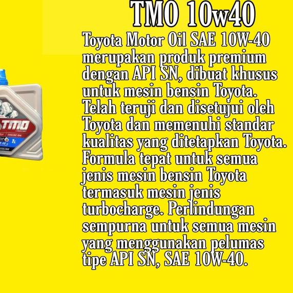 Oli mesin TMO 10w40