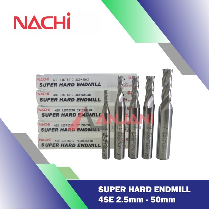 NACHI MATA BOR END MILL S4 2.5 mm MILLING 4 FLUTES 4SE ENDMILL 2.5mm