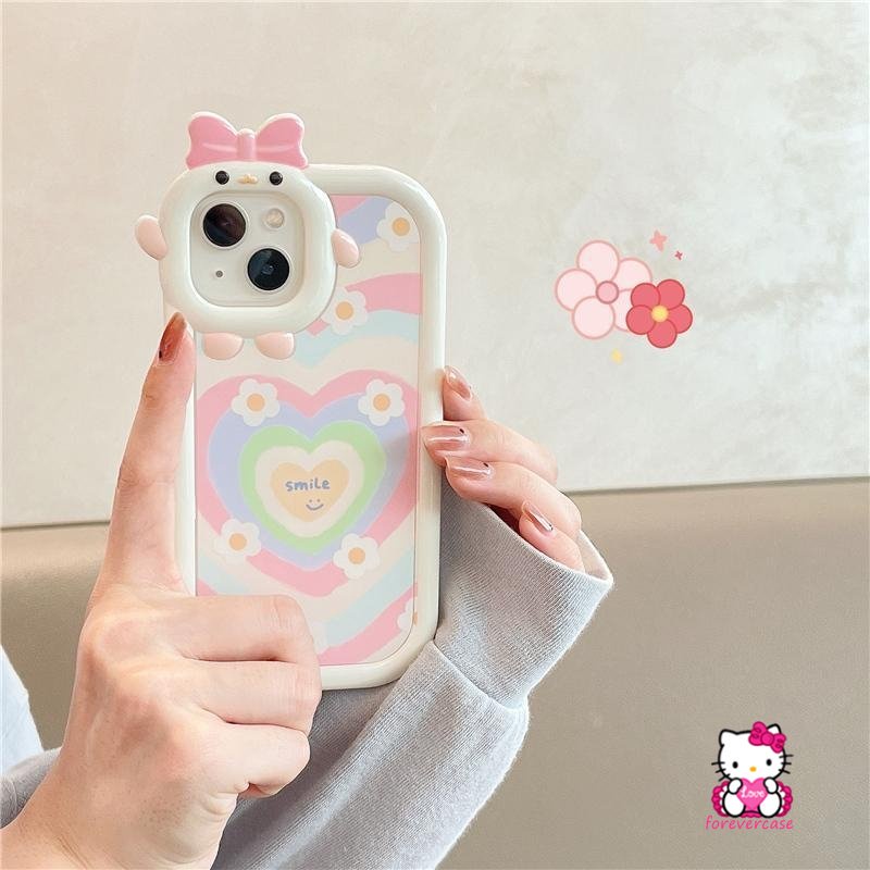 Soft Case TPU Motif Hati / Bunga / Monster 3D Warna Gradasi Untuk Redmi 9A 9C 10C 10A 9C NFC 9T POCO M3