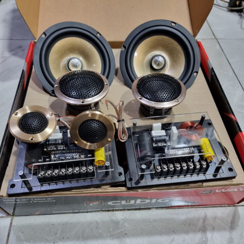 speaker 3 way cubig gold mk2