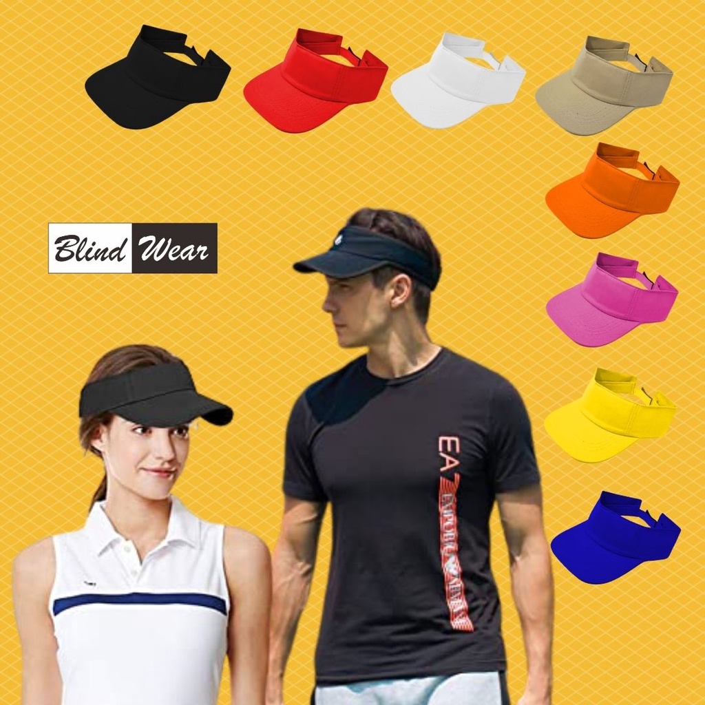 Topi Olahraga Golf Senam Zumba Tenis Lari Polos Pria Wanita Unisex