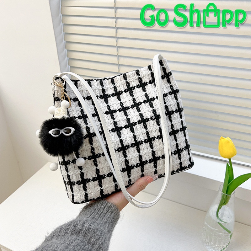 Tas Selempang Bahu Tote Bag Kasual Wanita Import Fashion Korea Terbaru - Shoulder Bag Wanita Kekinian TG08