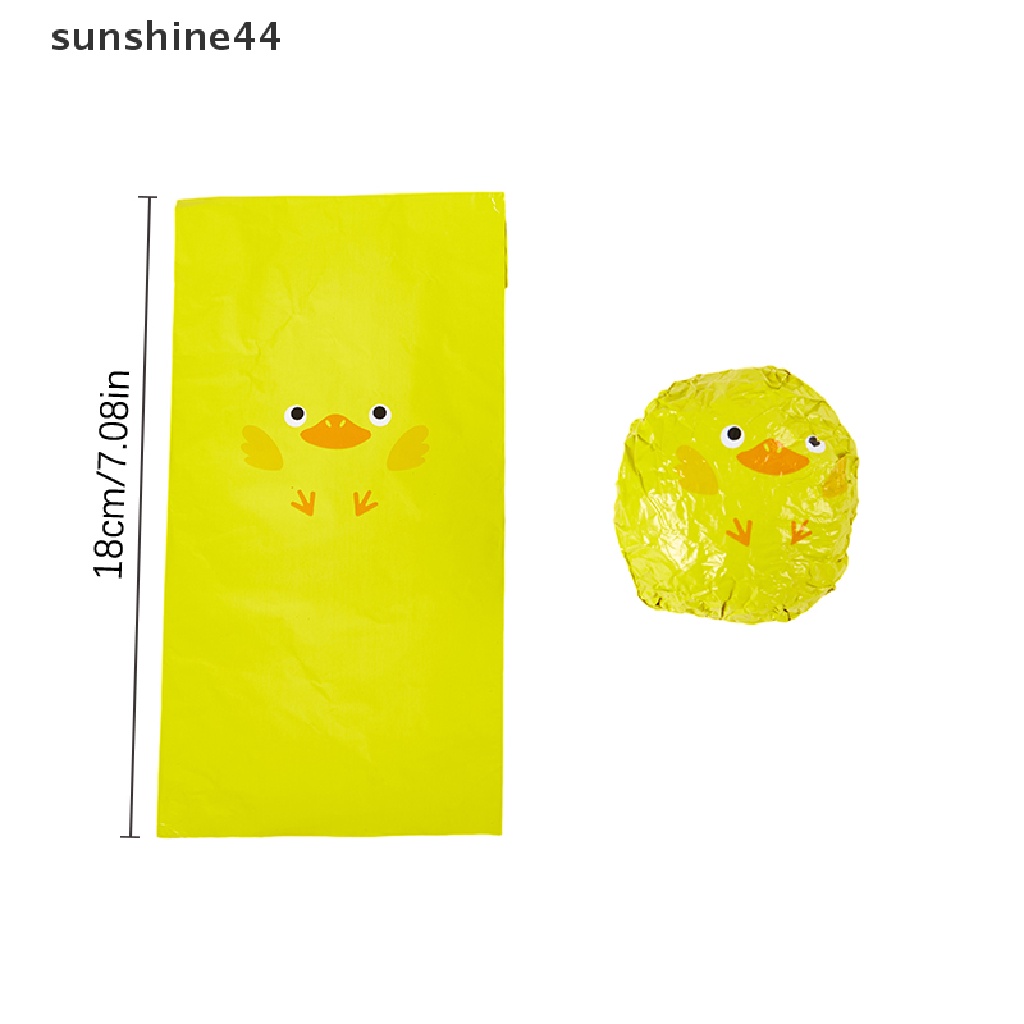 Sunshine 10PCS Plastik Aluminum Foil Motif Kartun Hewan Untuk Membungkus Makanan / Nasi