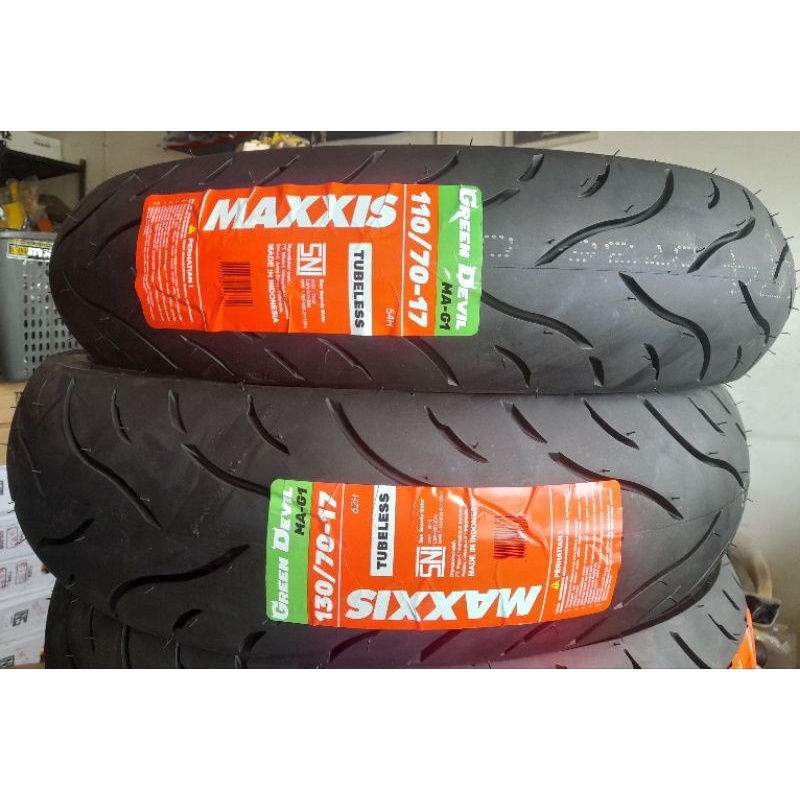 Ban maxxis ring 17 Tapak lebar 110 -70/130-70