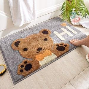 KKV Dajiang Flocked Room Mat Forest Keset Kamar Mandi Pintu 45*65Cm