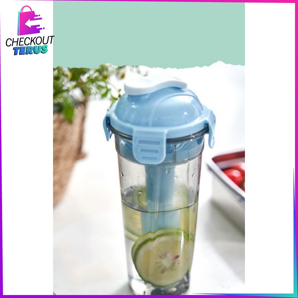 CT C712 Tumblr Cup Infus Botol Minum Buah Anti Tumpah Minum Olahraga Infused Water Minum Olahraga Infused Water Serbaguna
