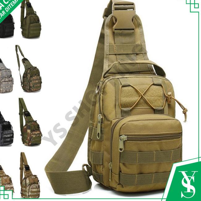 Tas Selempang Pria army Slempang Cowok Pria Army tactical - Hijau