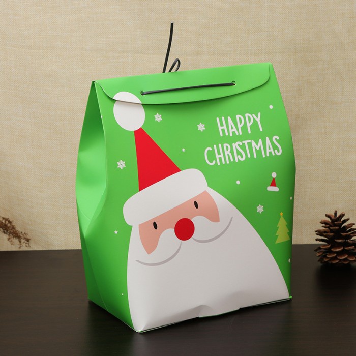 

Ready stock] Xmas Mini CLASSIC SANTA Box / Box Mini Natal Gift dengan Tali