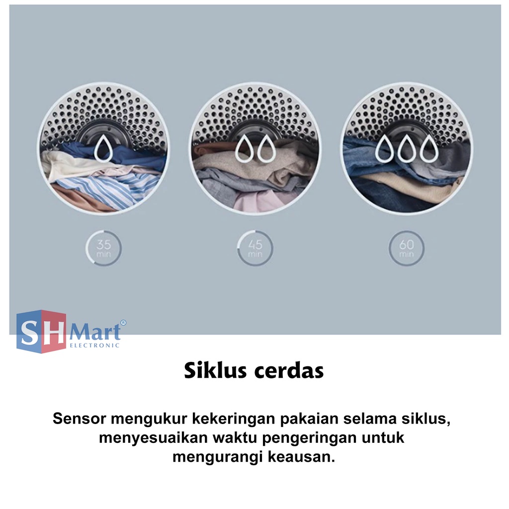 MESIN PENGERING PAKAIAN ELECTROLUX KAPASITAS 8,5 KG EDV854J3WB  GARANSI RESMI