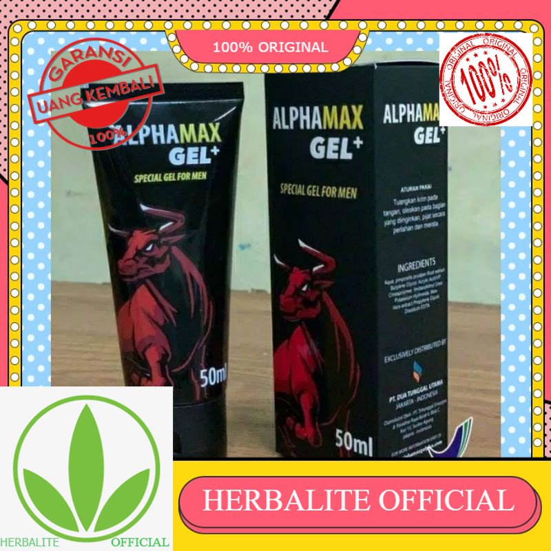 100% ORIGINAL ALPHAMAX GEL PEMBESAR _ ALAT _ VITAL PERMANEN - OBAT ALPHAMAX GEL ASLI
