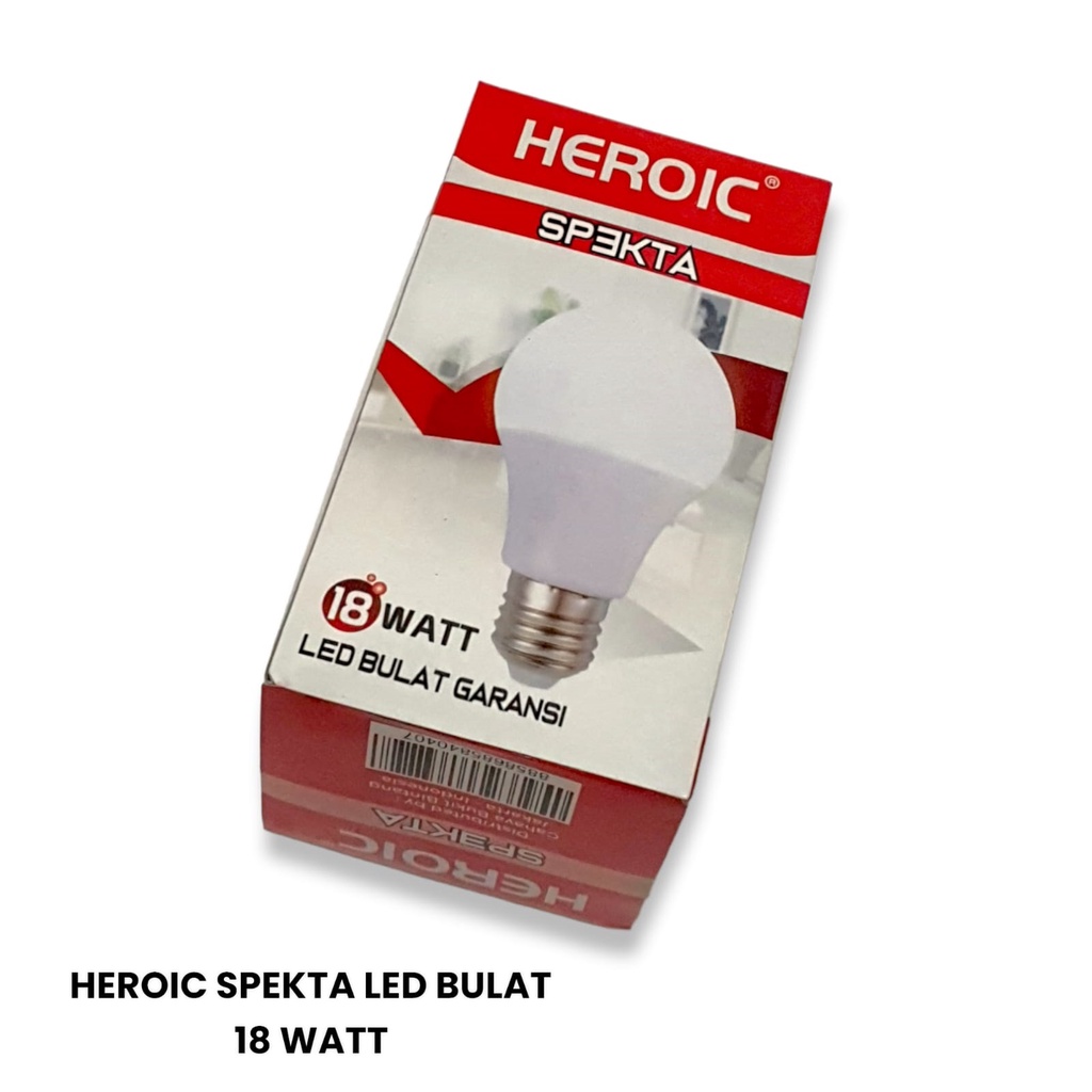 Lampu Led 18 Watt Heroic Spekta Bulb Bergaransi