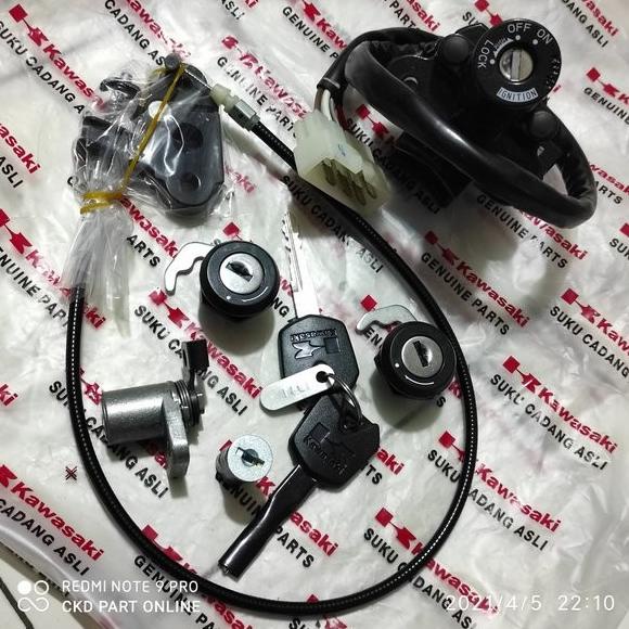 Sparepart Motor KUNCI KONTAK NINJA 250 KEYSET NINJA 250 KONTAK NINJA