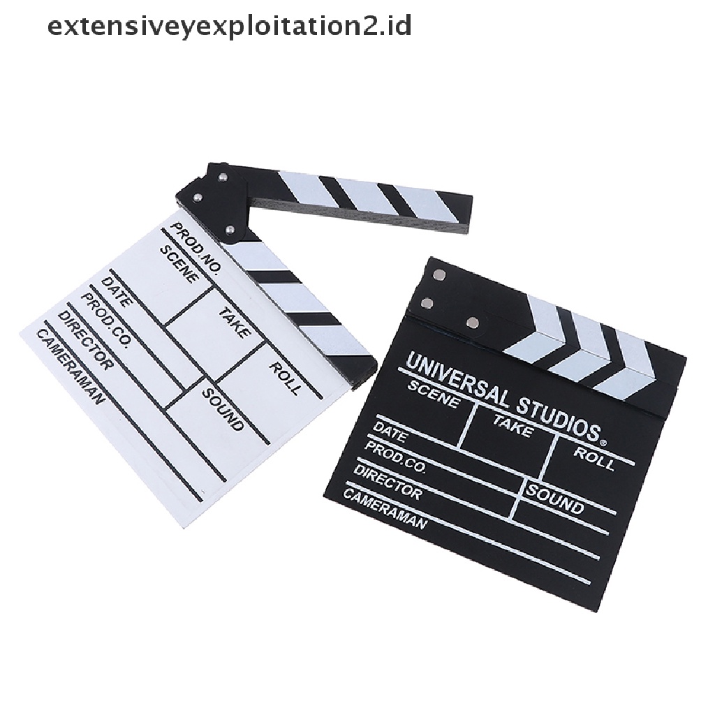 Clapper board Bahan Akrilik Untuk Sutradara film tv