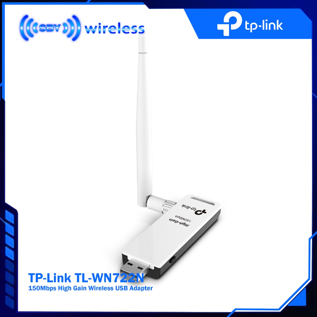 TPLINK TL-WN722N 150Mbps High Gain Wireless USB Adapter TP-LINK TLWN722N