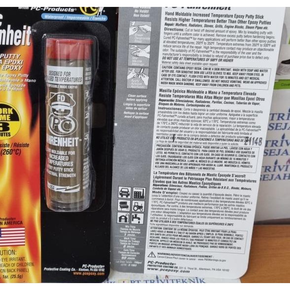 

Lem Epoxy PC Farenheit Epoxt Putty,Lem Serbaguna Fahrenheit 1 Oz