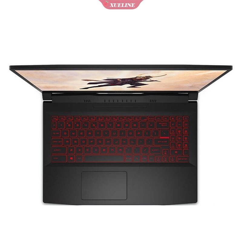 Msi GF66 GI66 15.6-inch GL76 17.3-inci Katana GF76 Sword 15 A11UC GL66 film Pelindung keyboard Bahan TPU Transparan Tahan Debu