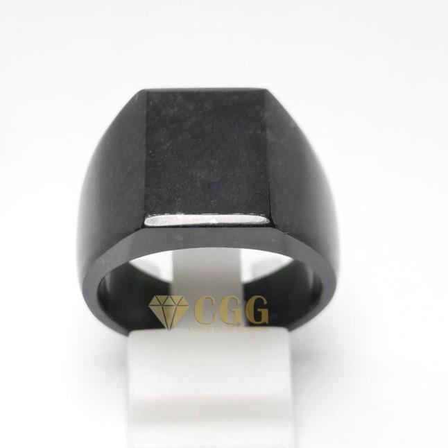 Cincin Exclusive Batu Giok Hitam Black Jade Original - 7