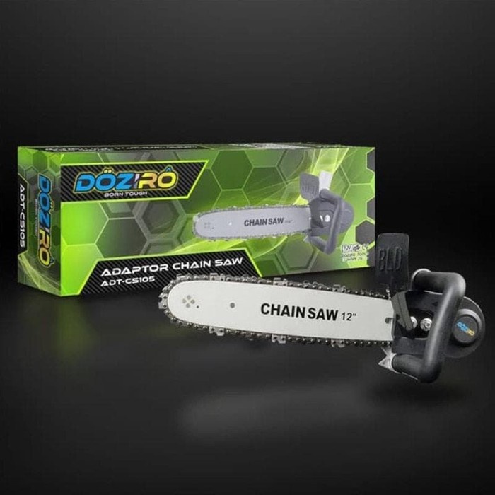 [BISA COD] Adaptor Gerinda Chain Saw 12 Mini Doziro Adt-Cs105 Converter Chainsaw / Perlengkapan Ruma