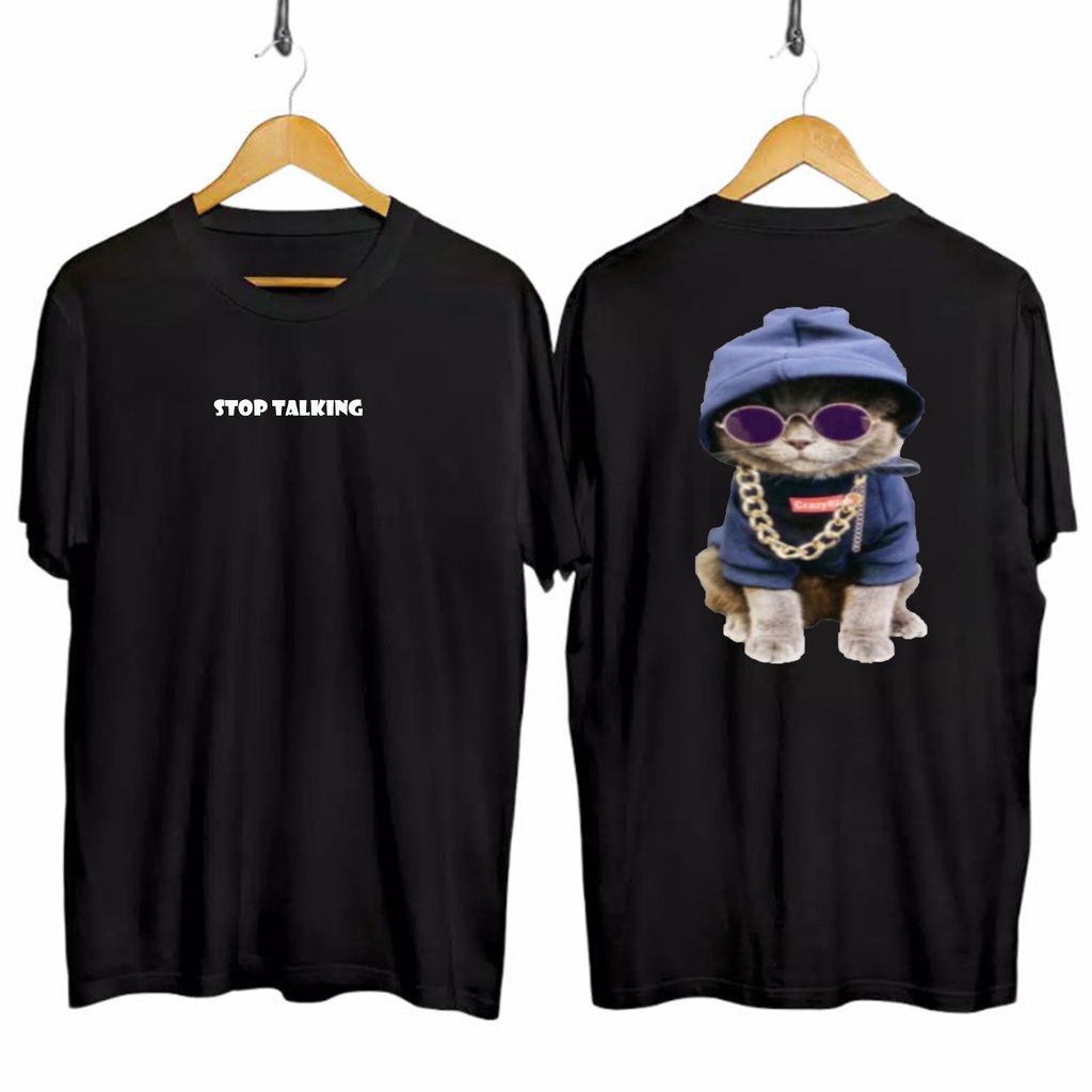 GSC - Baju Kaos Oversize WOODY CAT / Kaos Oversize cotton 24S