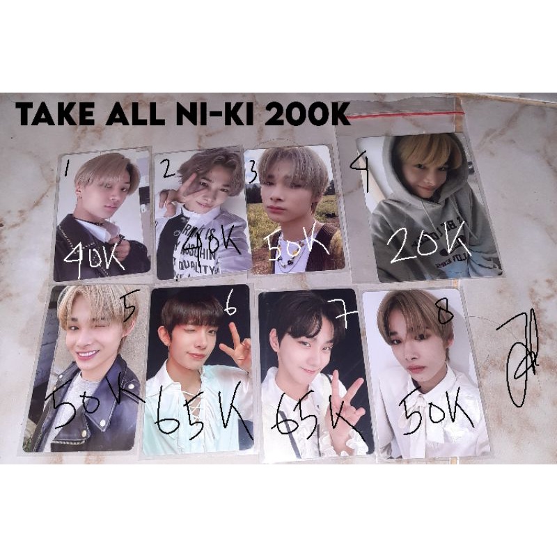 Enhypen Photocard Official Ni-ki Jungwon Heeseung Jay Border Day one Border Carnival