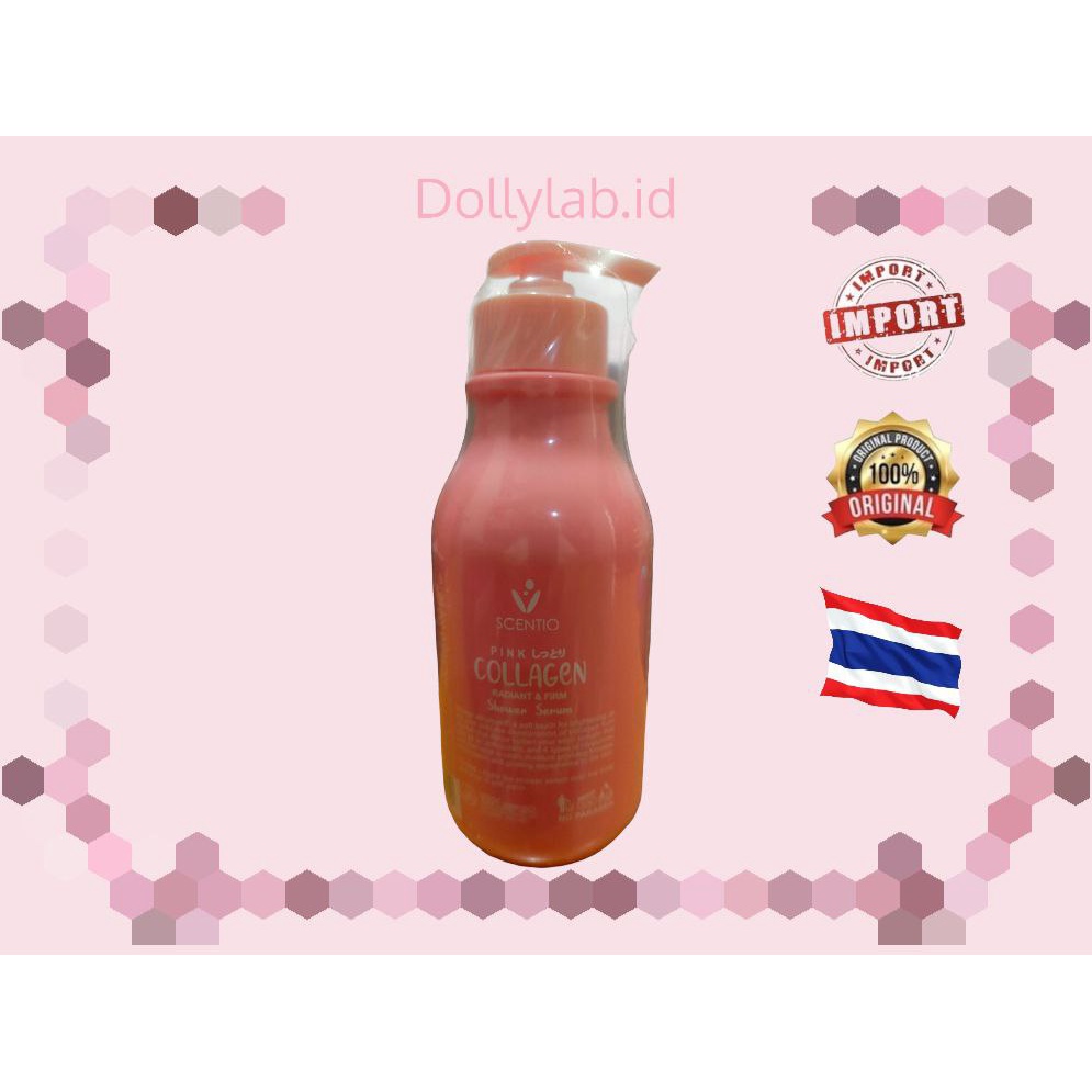 Scentio Beauty Buffet Pink Collagen Radiant &amp; Firm Body Essence Shower Serum 350ml 100% ORIGINAL BEAUTY BUFFET THAILAND