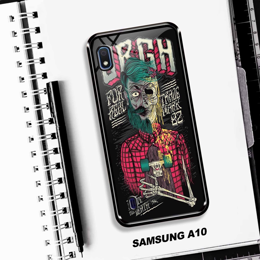 Case Samsung A10 - Case Kaca Samsung A10 - MOTIF MANCASE- [ UC-22 ] - Case Samsung A10 TERBARU - Cas
