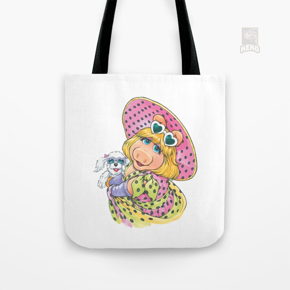 Tote Bag Kanvas Muppets Miss Piggy (25 Pilihan)