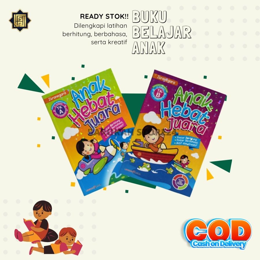 Buku Belajar Membaca Anak Tk A Dan Tk B Terpadu Anak Hebat Juara Semester 1 & 2 Soft Cover Original 