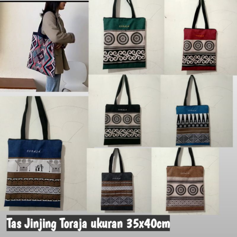 Tas Toraja wanita /Tas Totebag khas Toraja /tas jinjing toeaja